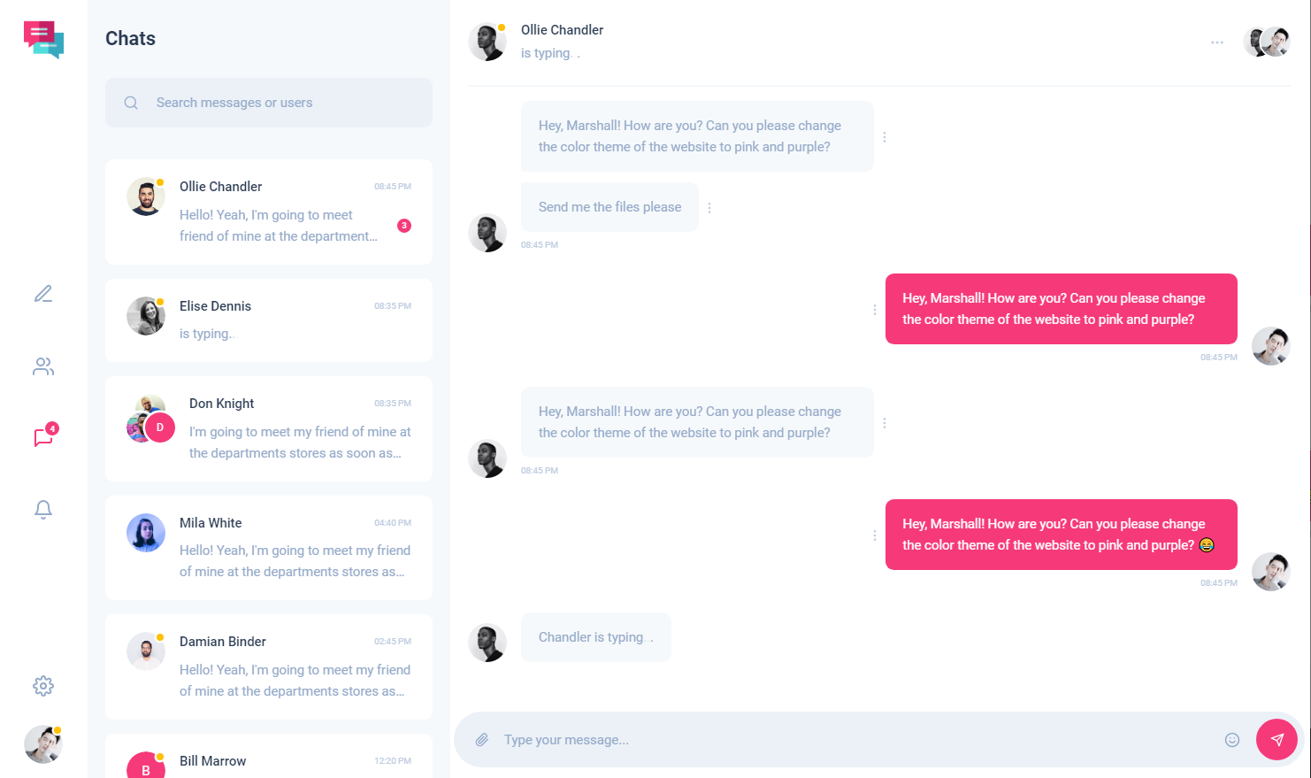Messaging App Concept